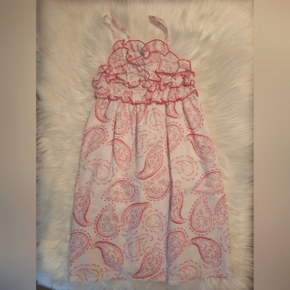Girls White & Pink Sundress - Size: 10 - Brand: Penelope Mack